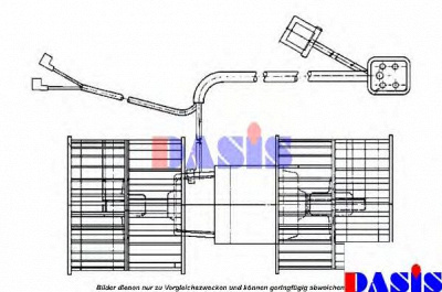 AKS DASIS 740449n -  Вентилятор салона